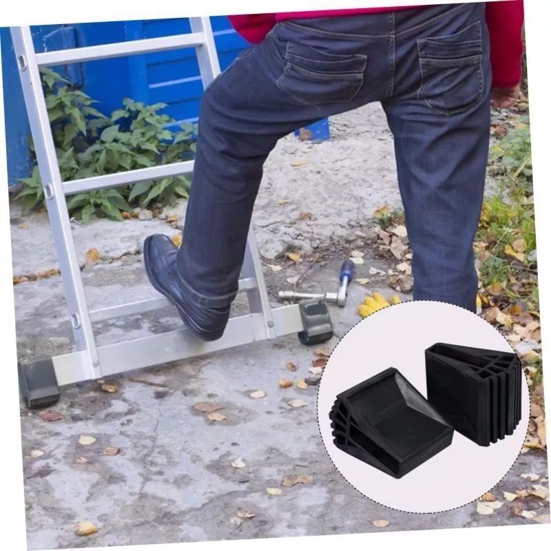 2 Buah Karet Tangga Anti Slip Karet Kaki Tangga Teleskopik Karet Kaki Tangga Lipat Tangga Teleskopik