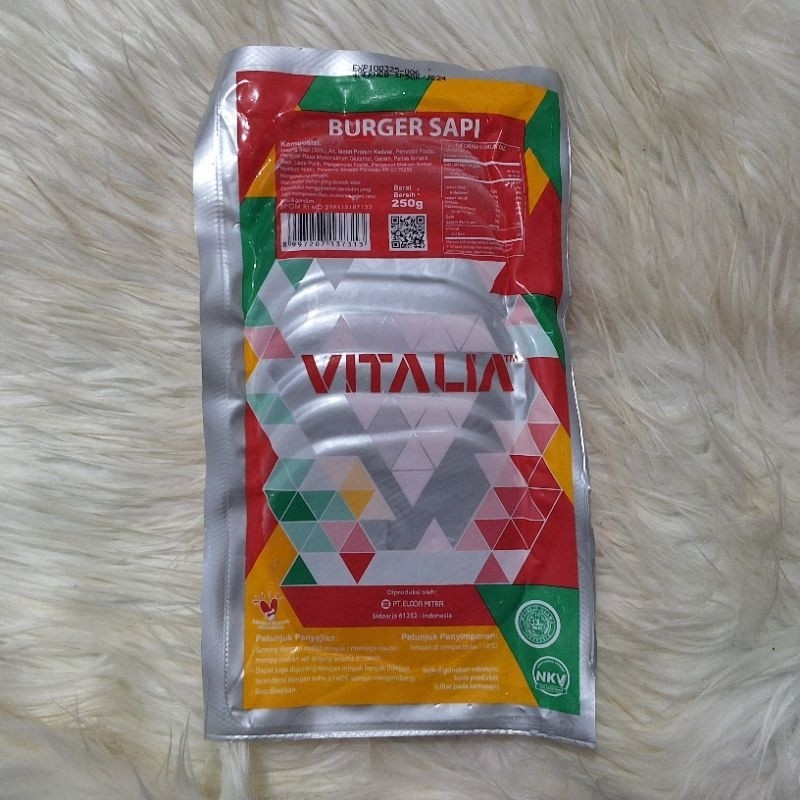 

Vitalia Burger Sapi 250 gram