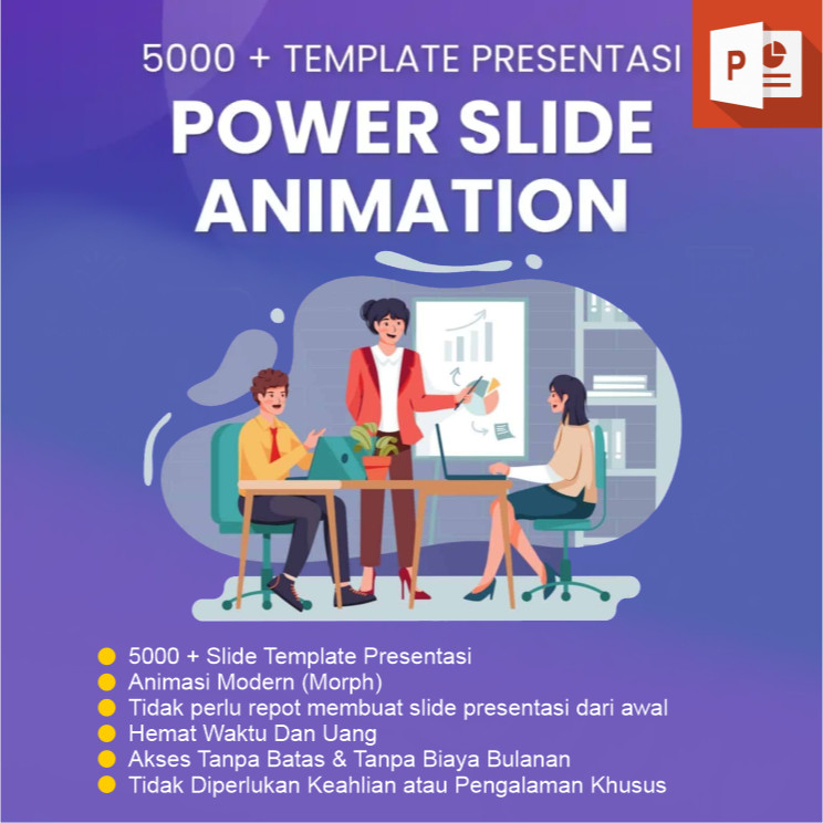 POWER Slide Animation 5000+ Template Presentasi Powerpoint