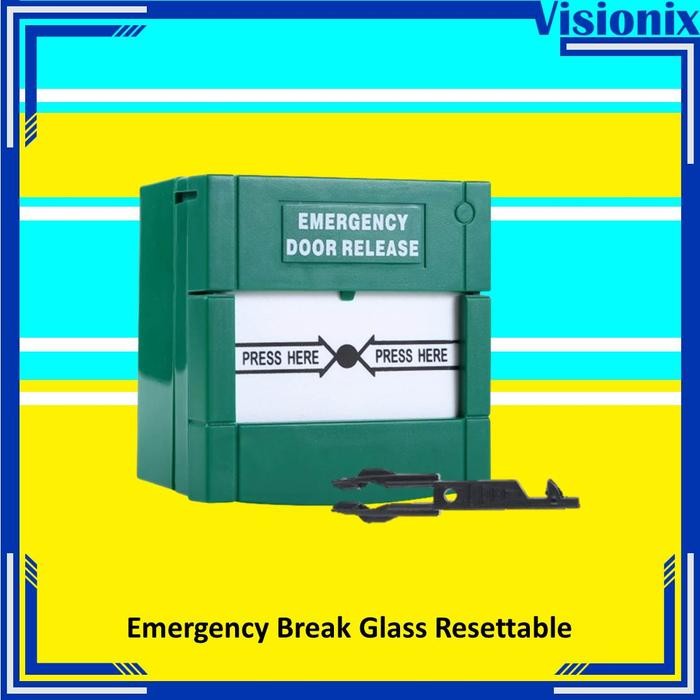 

Breakglass Resettable - Emergency Break Glass Resettable Green