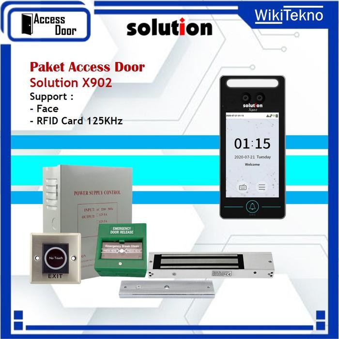 

Paket Access Control Door Solution X902 Face & Card