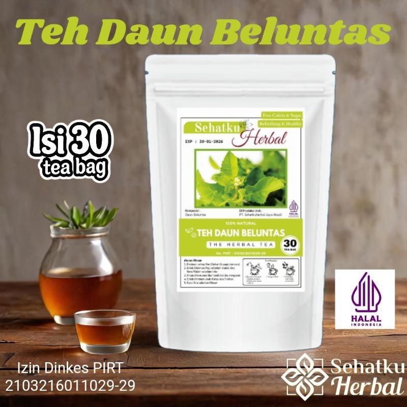 

SEHATKUHERBAL Teh Daun Beluntas isi 30 tea bag