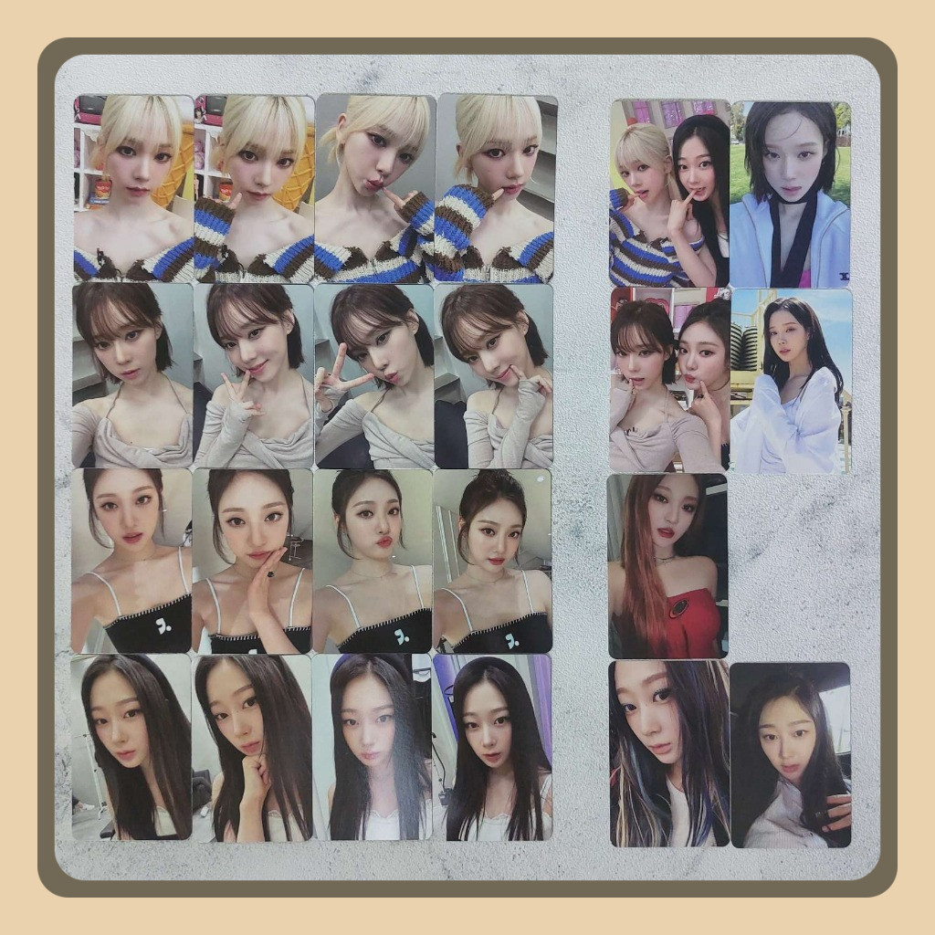 Aespa My World Album Unit PC Photocard Photo Card SMTOWN Unboxing Event Karina Winter Giselle Ning N