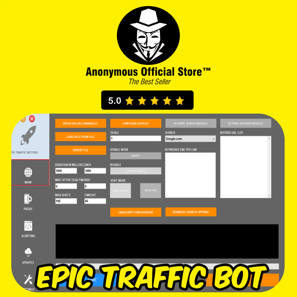 EPIC TRAFFIC BOT PRO - APLIKASI PENAMBAH TRAFFIC WEBSITE SEO TOOLS MENINGKATKAN TRAFFIC VISITOR PENG