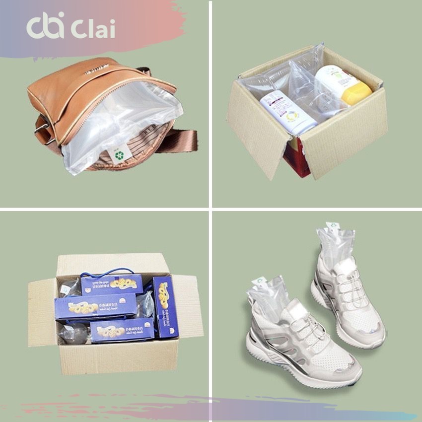 

CLAI Kantong Udara Air Bubble Bag Plastik Udara Display isi Angin Dalam Tas Packing Hemat Aman Kosmetik Gadget Elektronik Inflatable Air Buffer Poly Air Wrap Pack Anti Pecah Bantalan Pelindung Kemasan Produk Kecil Sedang Besar Buffer