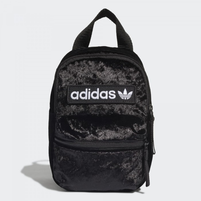 (100% ORIGINAL) Adidas Velvet Mini Backpack Black Sling Bag Tas ED5872