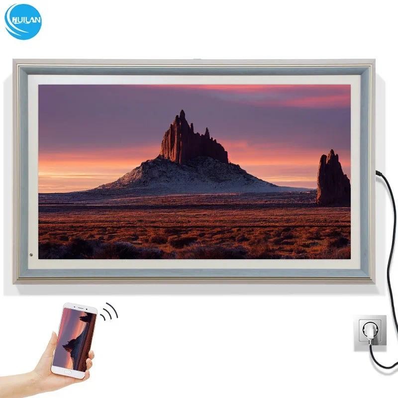 

21.5 32 43 55 inch big Large size screen smart NFT digital photo frame full hd video LCD nft display digital picture frame
