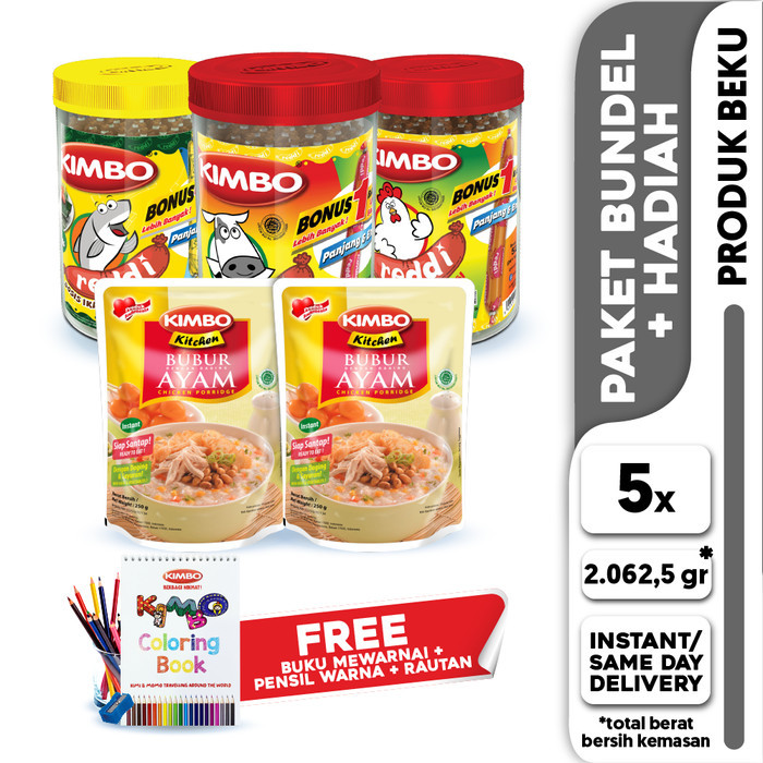 

Paket KIMBO Happy Kids 3 + FREE Coloring Book