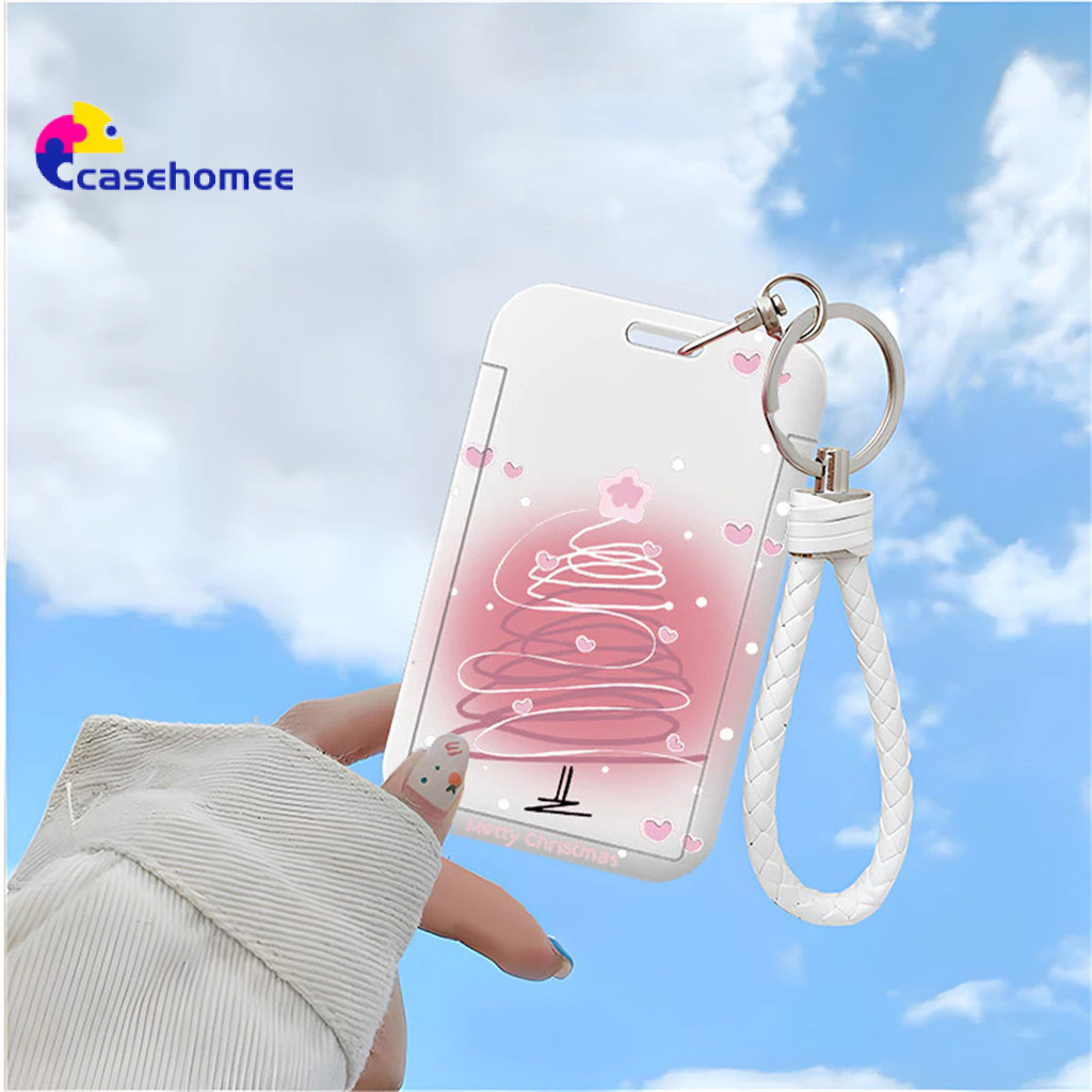 

Casehome ID Card Holder Motif Tema Natal Anak Pohon Orang Tua Korea | Tempat Pelindung Kartu Nama Photocard Sekolah Kantor Photocard Photo Card