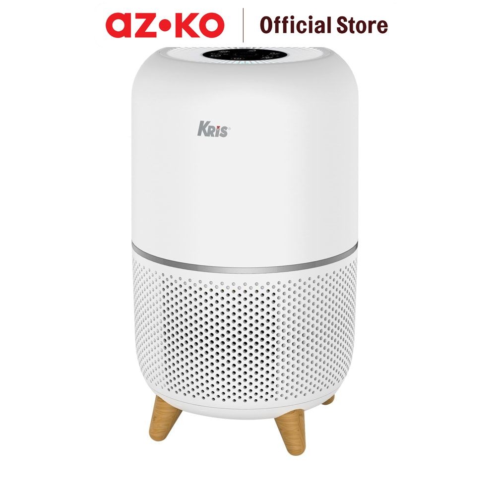 AZKO Kris 18 m2 Air Purifier Cadr 150 m3/Jam - Putih Penjernih Udara Alat Penyaring Pembersih Udara 