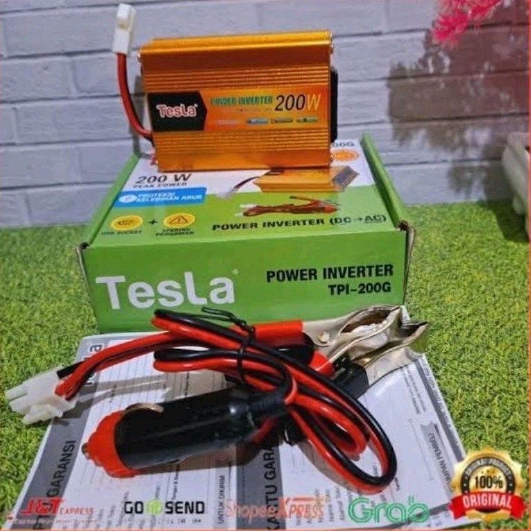 TESLA INVERTER 200 WATT POWER INVERTER 200 WATT  DC-AC 200 WATT AC-DC 200 WATT