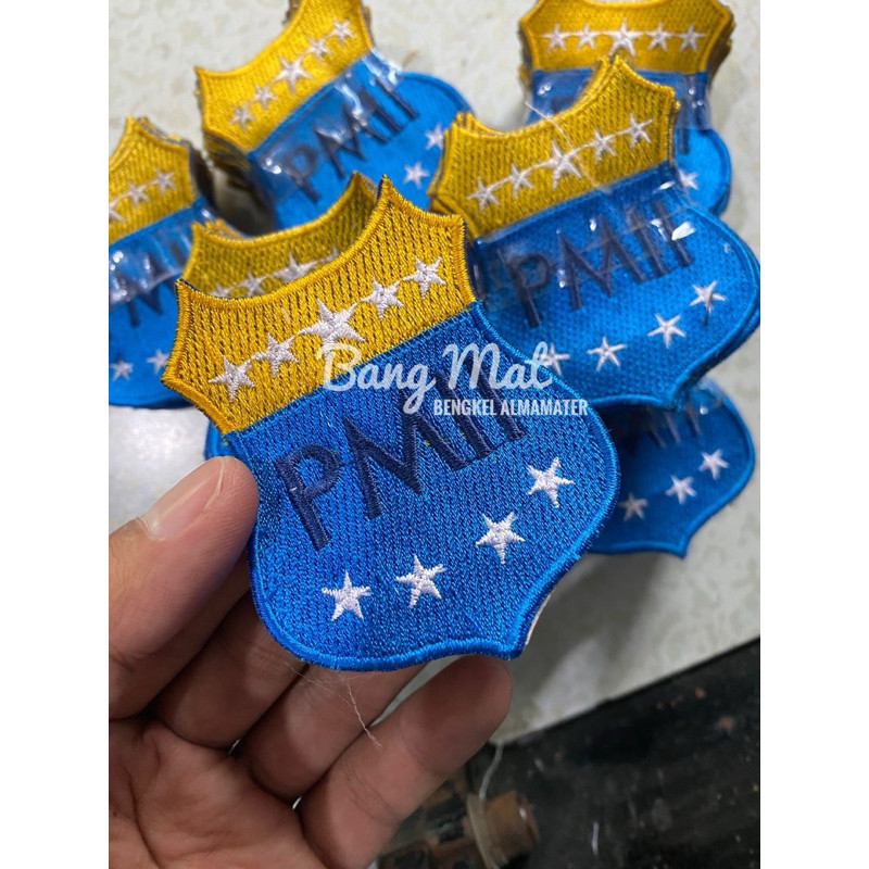 Bordir Logo LOGO PMII BORDIR NAMA PMII PATCH EMBLEM PMIIbisa pesan satuan