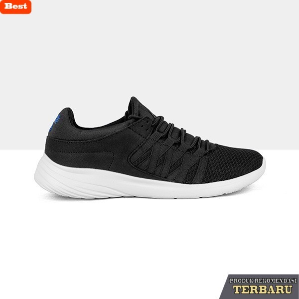 rekomendasi sepatu olahraga brand lokal Athletica - Warner 1 Black White | Sepatu Olahraga Pria Wani