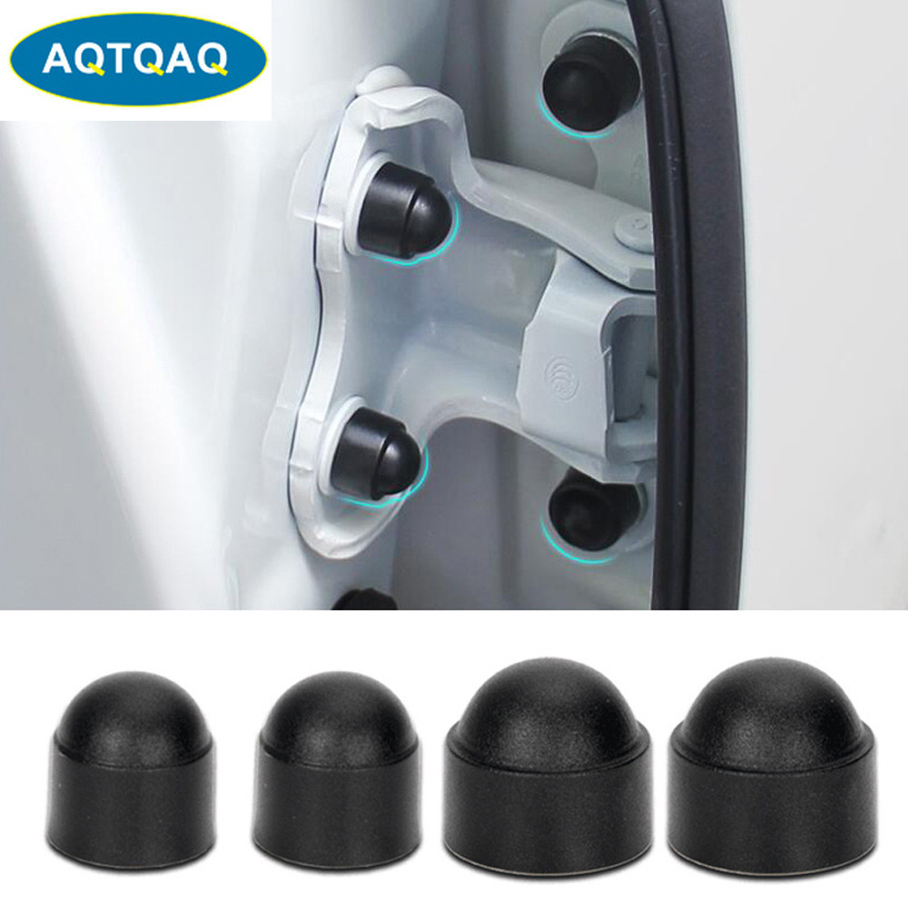 

10Pcs/Set M8 M10 Bolt Nut Dome Protection Caps Covers Plastic Black Exposed Hexagon Door Protective Cap For Most Cars