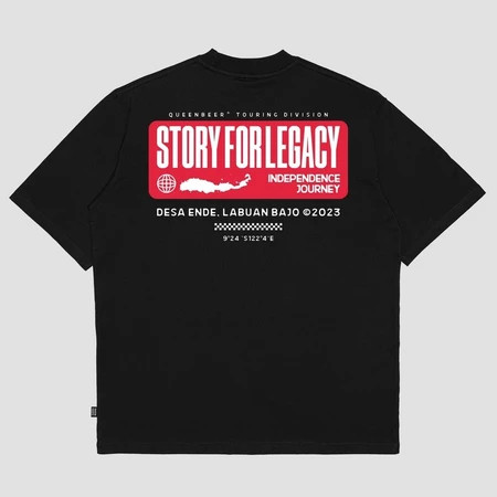 Baju Kaos QueenBeer Lucius Black T-shirt pria dan wanita Premium