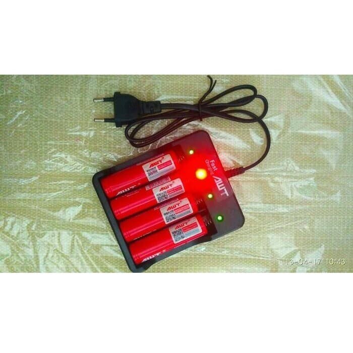 ALAT CAS Charger Casan ADAPTOR CHAGER Baterai Batre 18650 VAPE 4 BAT