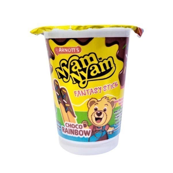 

HPM - NYAM NYAM FANTASY STICK CHOCO RAINBOW 22.5 GR AMY