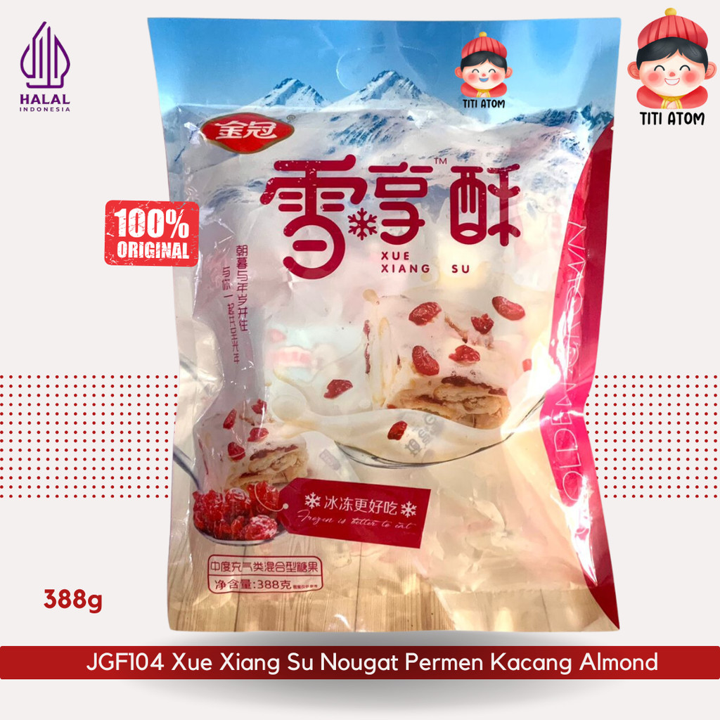 

PERMEN IMLEK SINCIA JGF104 Xue Xiang Su Nougat Almond Candy Kacang 388g