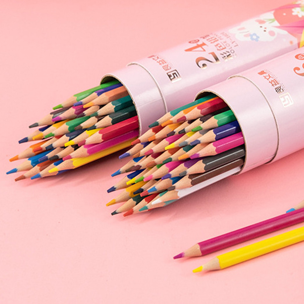 

12 Colors/Set Color Pencil for Painting Drawing Graffiti Soft Core Color Pencils Kids Art Supplies Back to School Supplies Gift