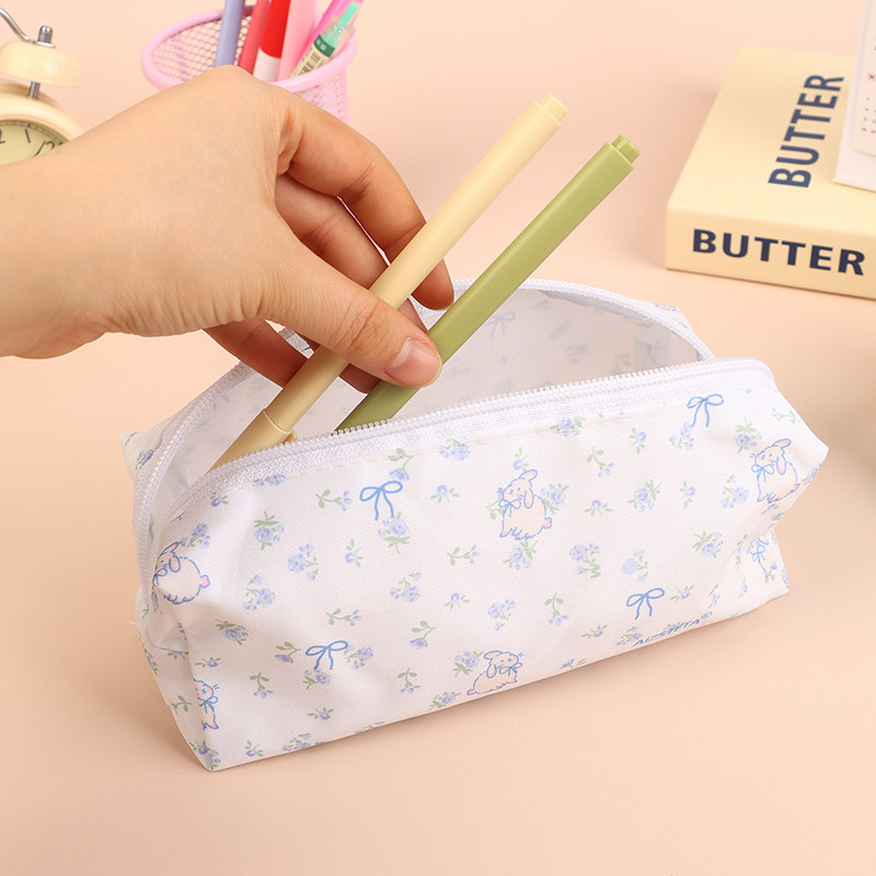 

Kawaii Cartoon Flower Animal Pen Pencil Bag School Office Supplies Stationery Receive Tools Case