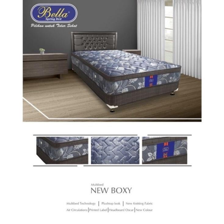 Set Kasur Springbed Boxy Bella Super Garansi Per 10 Tahun Spring Bed Matras Busa Box Cental American