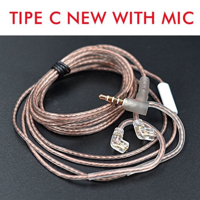 (PROMO) [ORIGINAL] Kabel KZ Cable KZ with Mic KZ ZSN PRO X Kabel KZ with Mic - PIN C