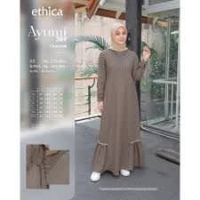 ETHICA GAMIS DEWASA AYUMI 389 CHARCOAL