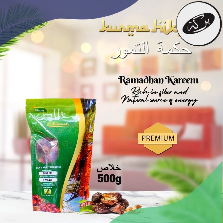 

HDN KHALAS - Kurma Hikmah Khalas Kholas 500gr