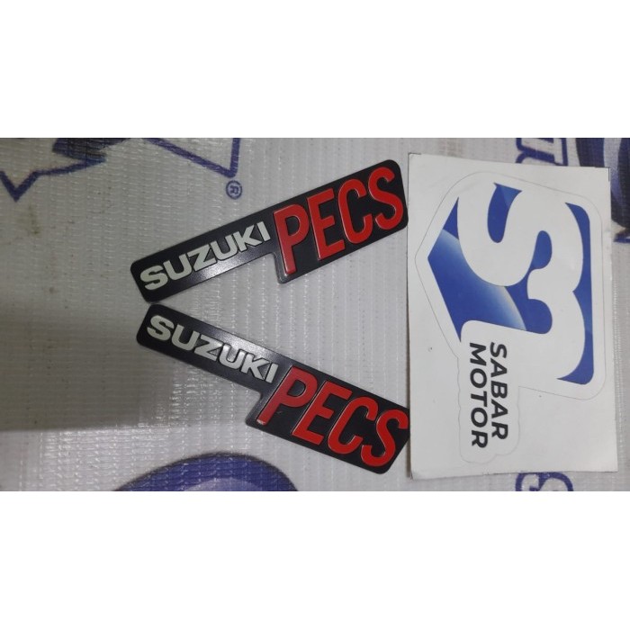 [New Assesoris] emblem logo suzuki jet cooled / specs RC Original SUZUKI SGP