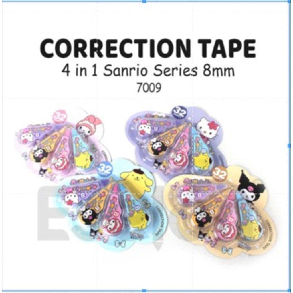 

Correction Tape 4in1 7009 / Correction Tape Fancy 4in1