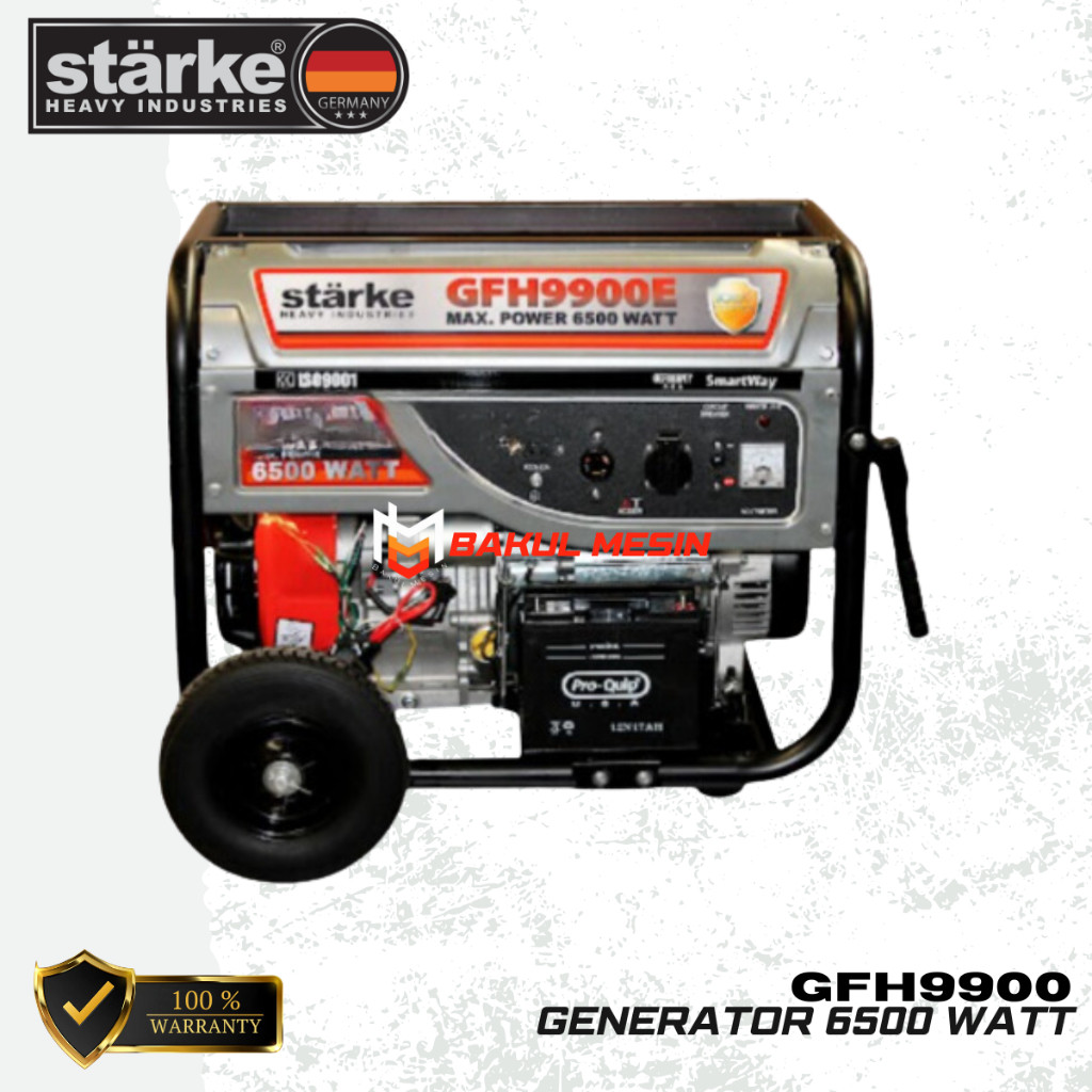 STARKE GFH 9900 Mesin Genset Bensin Generator Set 6500 watt GFH9900E