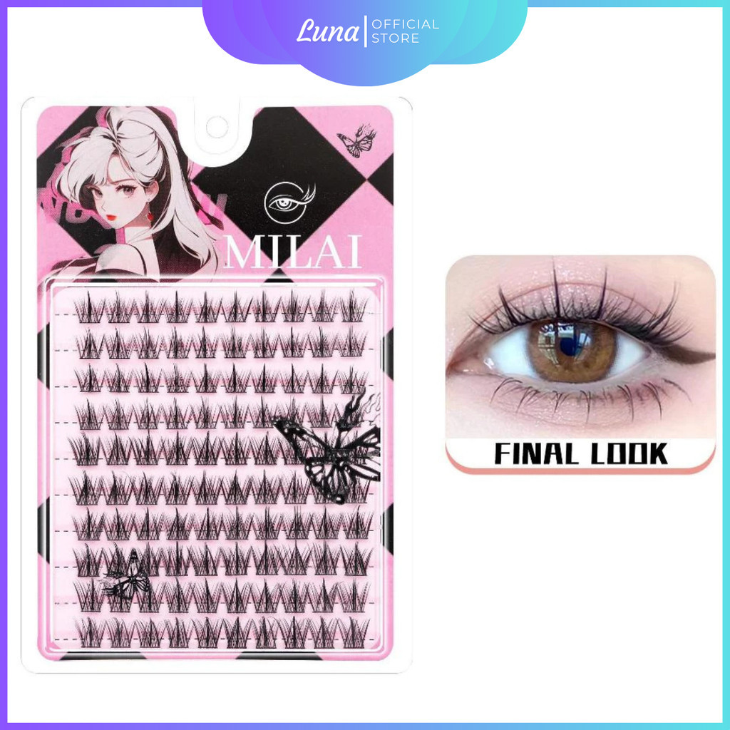 Bulu Mata Trilogy Bulu Mata Palsu Eyelash Extension Fake Lashes Riasan Mata Korean Look