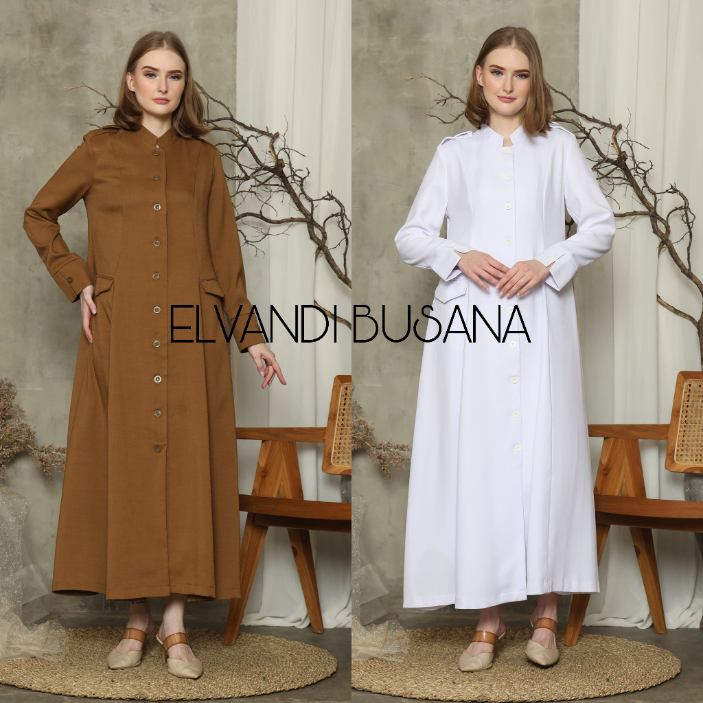 [HOT NEW] Gamis B&V Gamis Dinas / Gamis PNS / Gamis PDH / Baju Guru Wanita / PDH Seragam Pemda Wanit