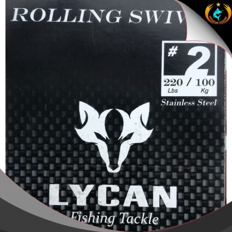 Rolling Swivel by Lycan for fishing tackle - Indostar