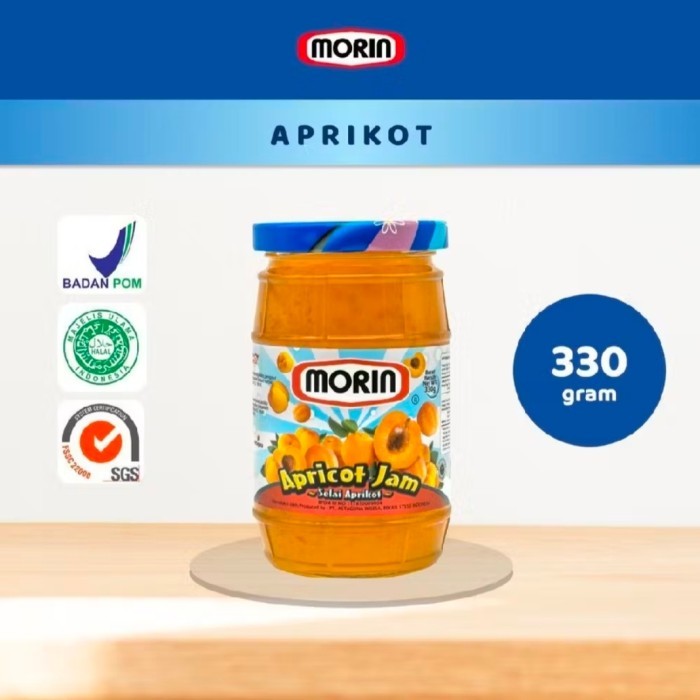 

Morin Selai Apricot Jam 330 gr / selai morin