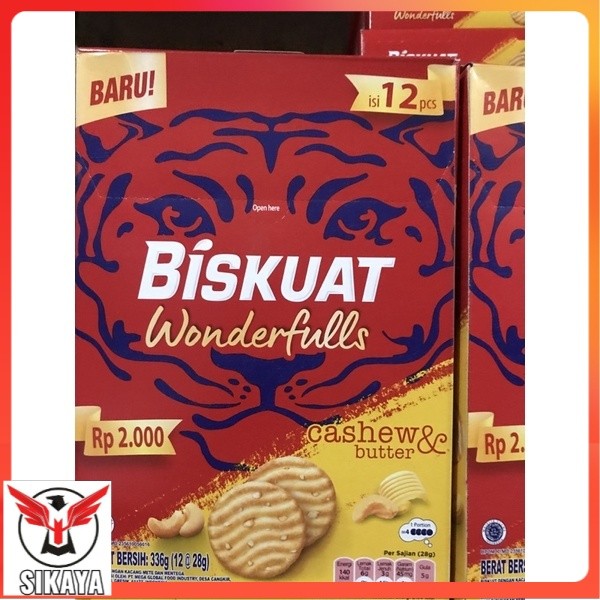 

Biskuat Wonderful cashew&butter 336g
