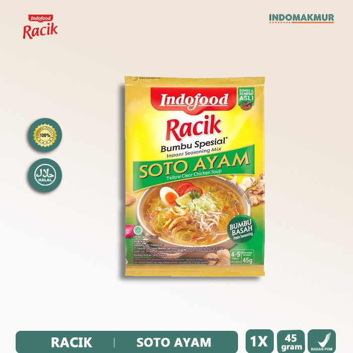 

Indofood Racik Bumbu Spesial Soto Ayam 45g - 1pcs