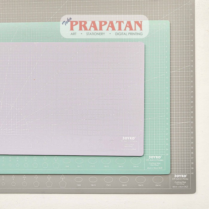 

Joyko Cutting Mat CM A4-A3-A2CO | Alas Potong - A4, PGREEN