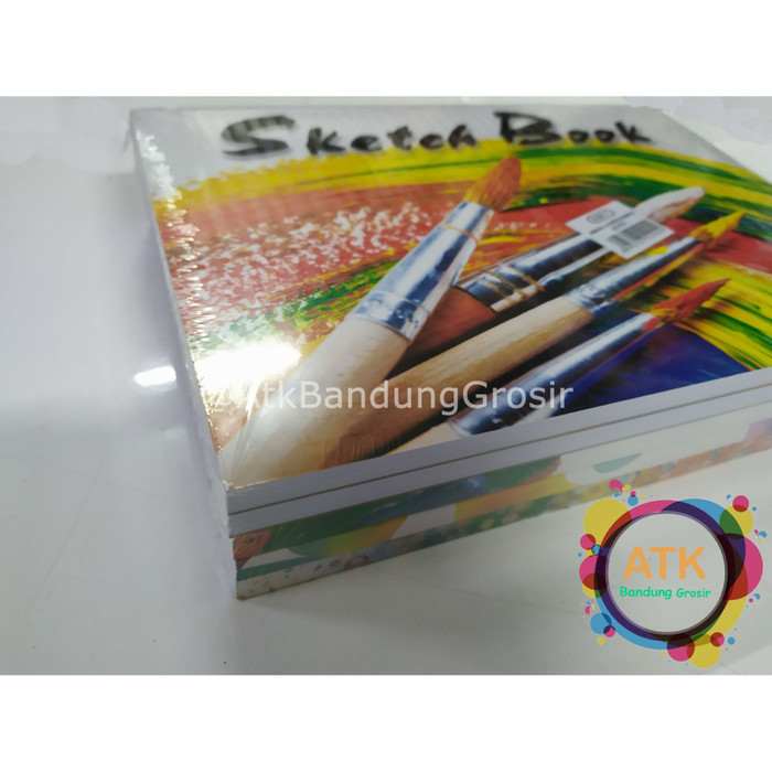 

Buku Sketsa / Sketchbook Kiky ukuran A4 50 lembar Grosir Murah