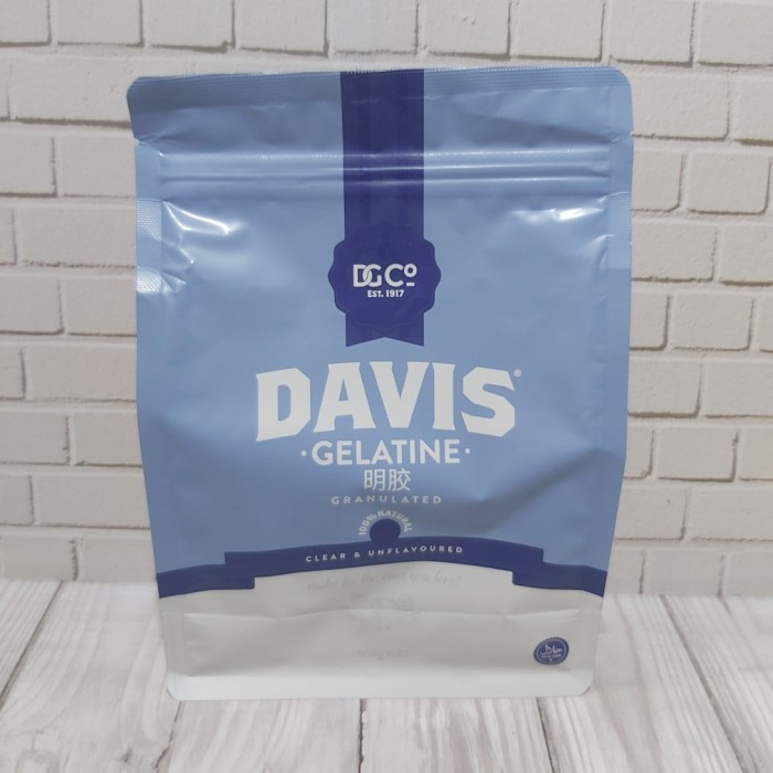 

Davis gelatine bubuk gelatine powder 500 gram