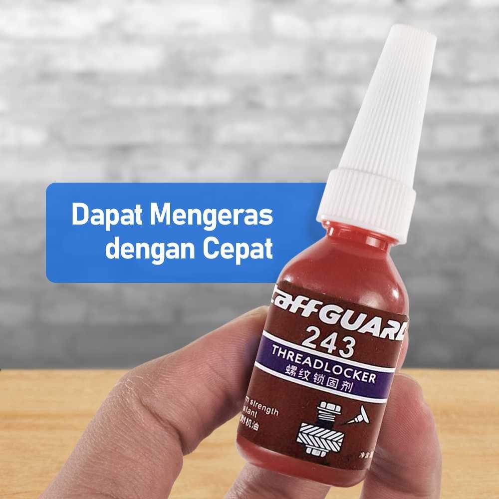 

Lem Baut Mur Threadlock Blue Threadlocker Anaerobic Glue 10ml Strength Lem Penguat Baut Perekat Baut Logam