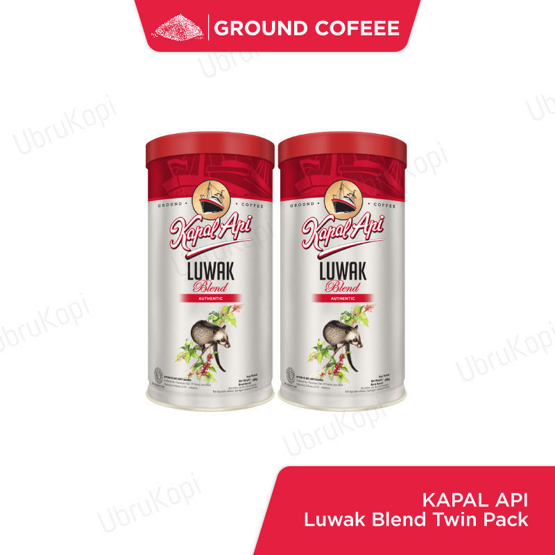 

KAPAL API LUWAK BLEND BUBUK TIN 200G TWIN PACK