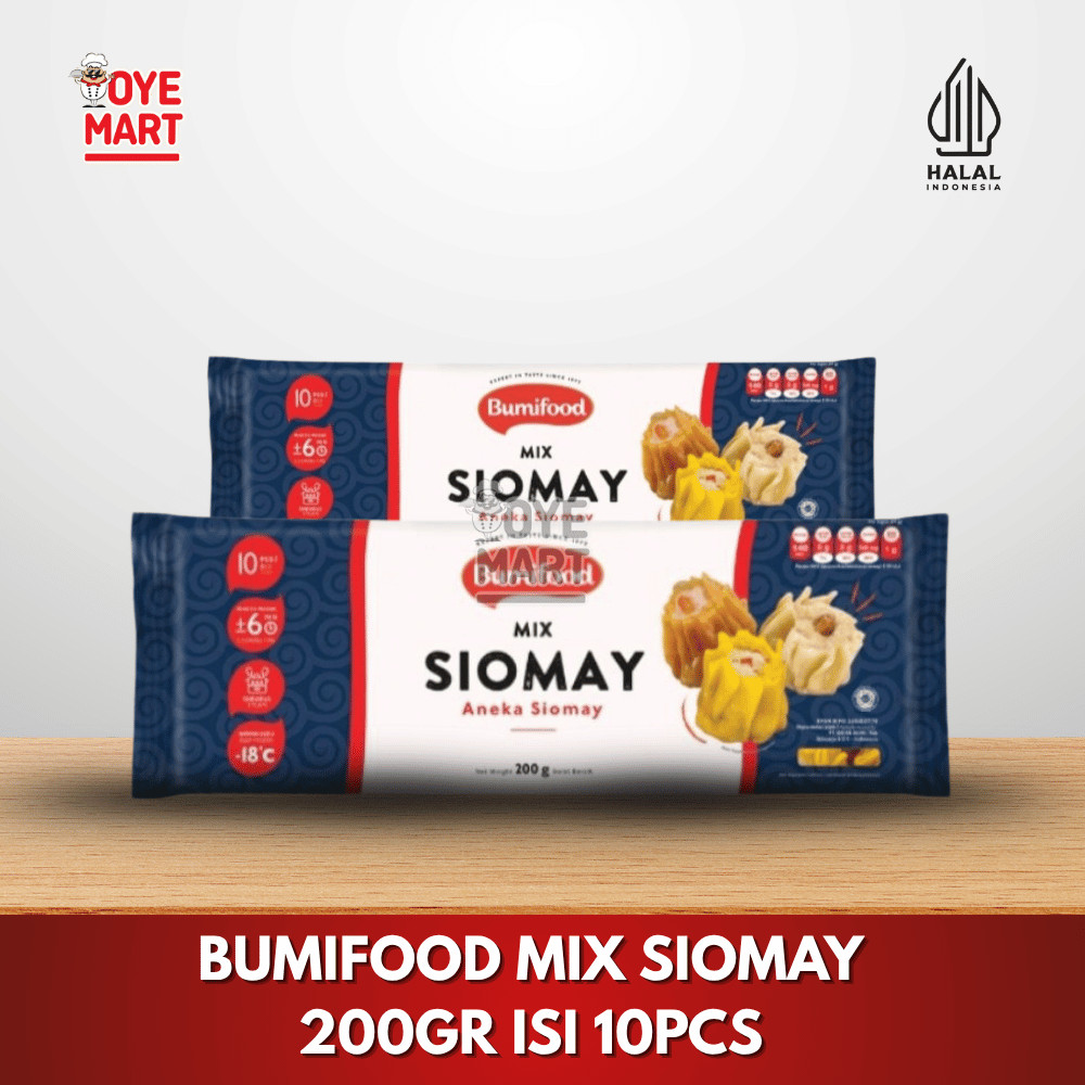 

BUMIFOOD MIX SIOMAY 200GR ISI 10PCS DIMSUM BUMI FOOD