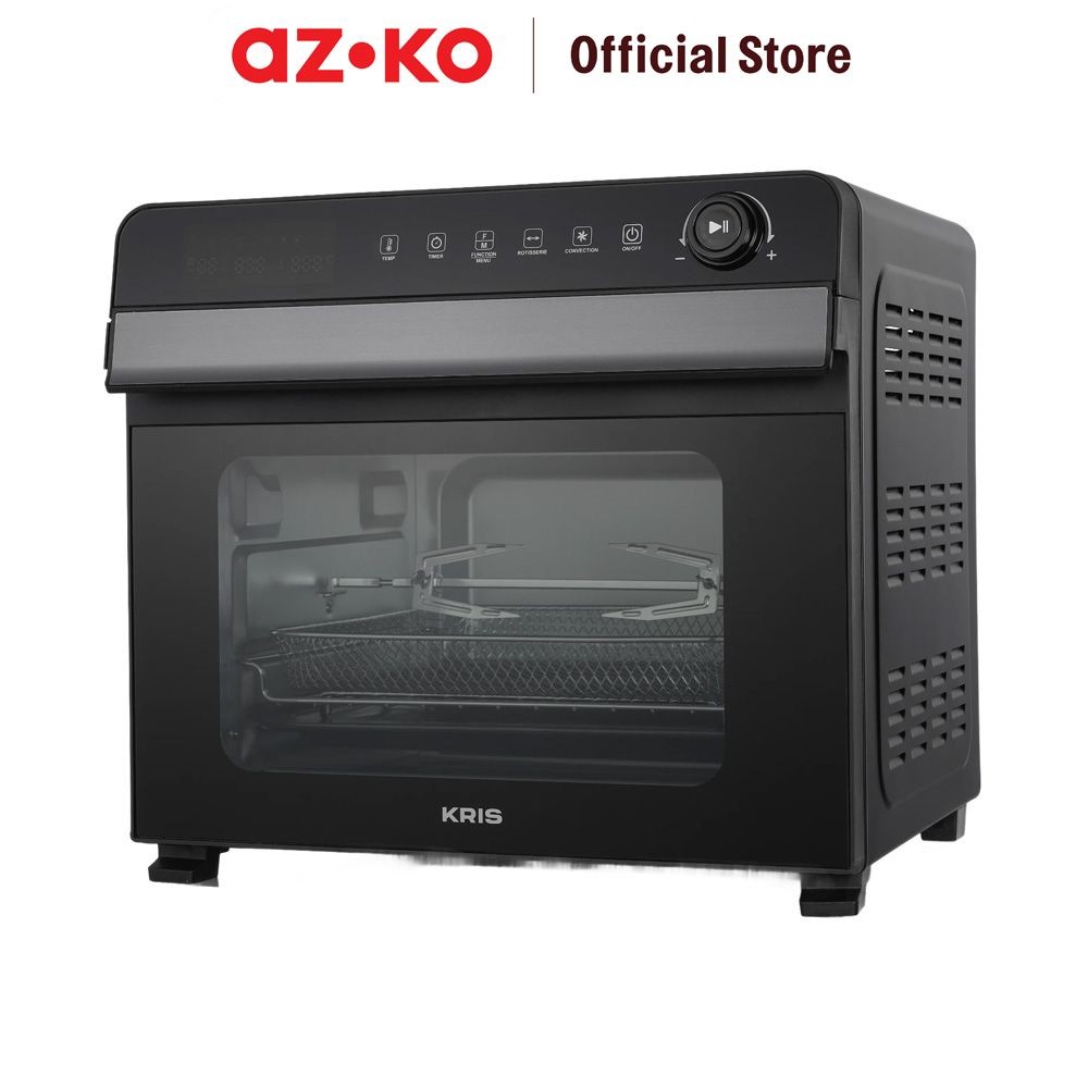 AZKO Kris 28 ltr Oven Dengan Air Fryer 1000 Watt - Hitam Pemanggang Makanan Panggangan Food Heater P