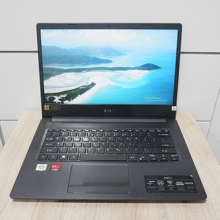 Laptop Acer Aspire A314-22 AMD Athlon Silver 3050U 16Gb SSD 1TB SCU18993 Normal Siap Pakai - Laptop 