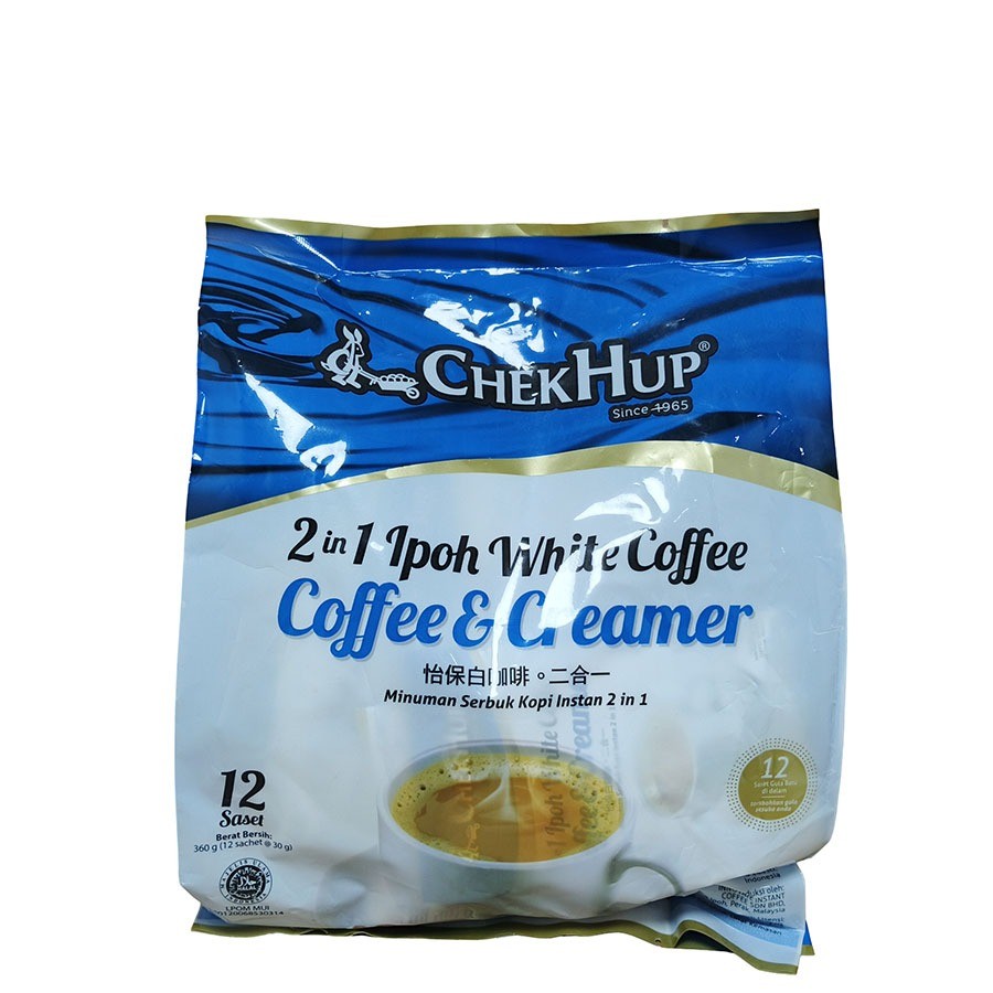 

CHEKHUP IPOH WHITE COFFEE 2IN1 NO SUGAR 12'S X 30G