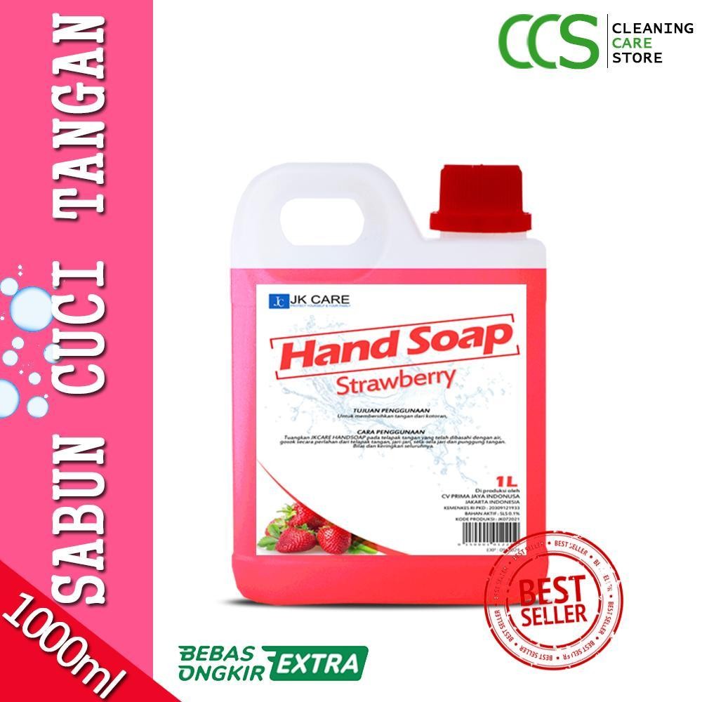 Handsoap Antiseptik Antibacterial Sabun Cuci Tangan Strawberry