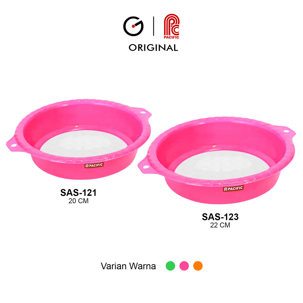 PACIFIC Saringan Santan Plastik Food Grade 20 - 22 Cm Soft Flour Strainer Saringan tepung SARINGAN-2
