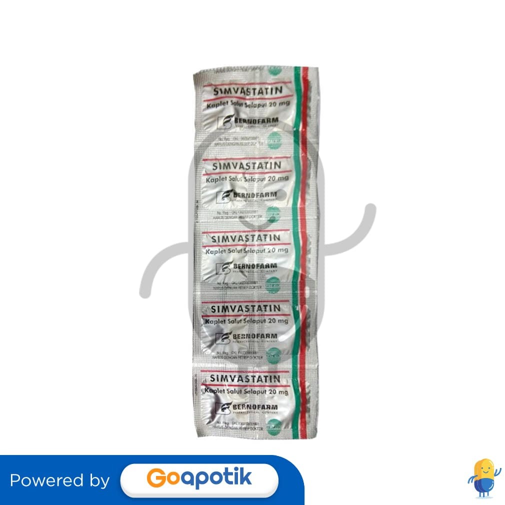 Simvastatin Bernofarm 20 Mg Strip 10 Tablet