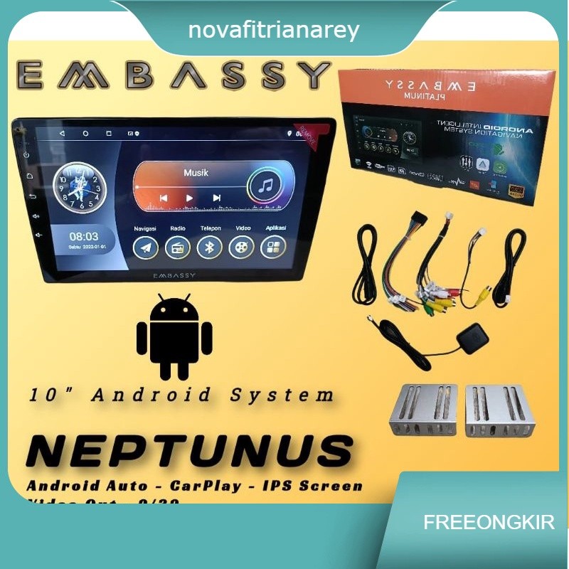 Head Unit Android Embassy 7/9/10 Inch Ram 2GB / Rom 32GB